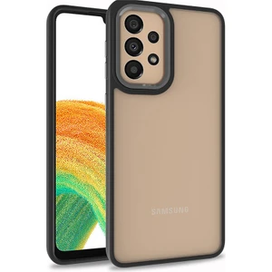 Galaxy A73 Kılıf Kflg Flora Kapak-Siyah