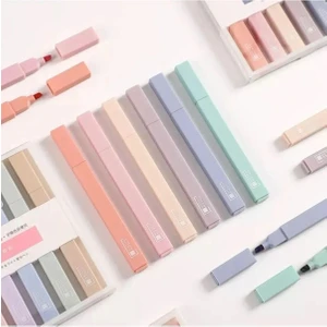 6'lı Ultra Soft Pastel Renkler Fosforlu Kalem Oecac QJ-0924A