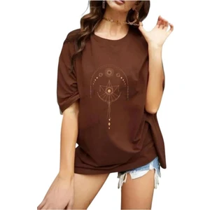 Malkoçbey Terazi Baskılı Oversize Unisex Basic T-Şihirt