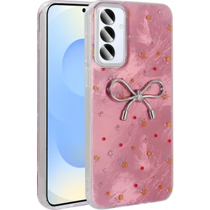 Galaxy S24 Fe Kılıf Kamera Korumalı Figürlü Kflg Ponti Silikon Kapak - Açık Pembe