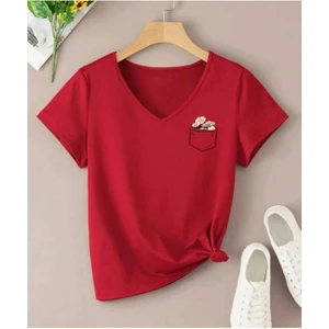 Malkoçbey Mavi Sırt Kelebek  Baskılı Oversize Unisex Basic T-Shirt