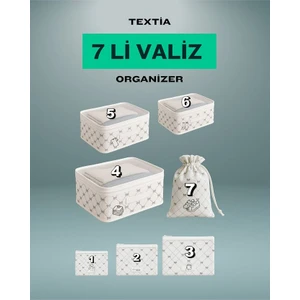 7’lı Valiz Içi Düzenleyici Set 7 Adet
