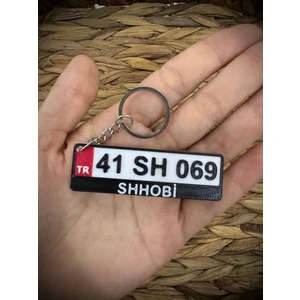 SH Hobi Kişiye Özel Isimli Araba Plakalık Anahtarlı - Hediyelik Kişiye Özel Tasarım