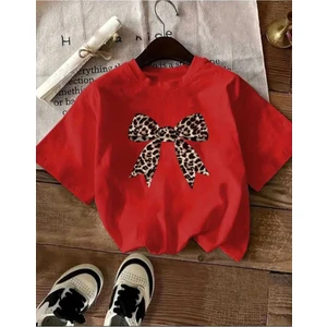 Malkoçbey Panter Kurdela Baskılı Oversize Unisex Basic T-Shirt