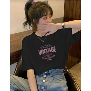 Malkoçbey Papatya Baskılı Oversize Unisex Basic T-Shirt