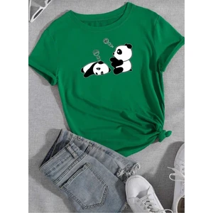 Malkoçbey Sevimli Pandalar Baskılı T-Shirt
