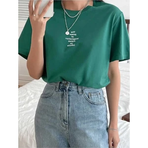 Malkoçbey  The Pover Baskılı Oversize Unisex Basic T-Shirt