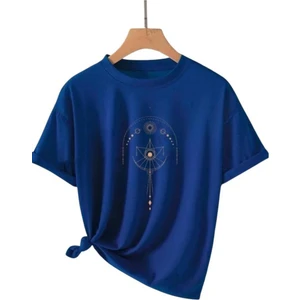 Malkoçbey Terazi Baskılı Oversize Unisex Basic T-Şihirt