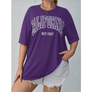 Malkoçbey  Holıday Baskılı Oversize Unisex Basic T-Shirt