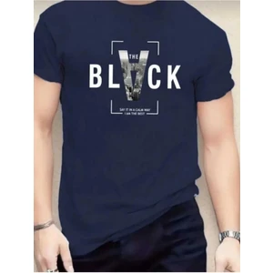 Malkoçbey Black Baskılı Oversize Unisex Basic O Yaka T-Shirt