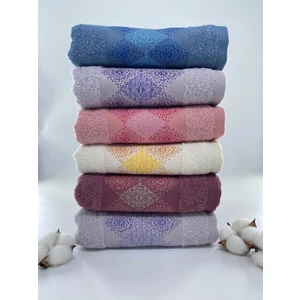 6'lı 50X90 cm Mine Jakarlı Havlu