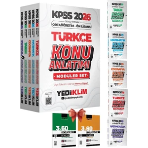 2026 Kpss Ortaöğretim Ön Lisans Genel Yetenek Genel Kültür Konu Anlatımı Modüler Set+ Kpss Deneme