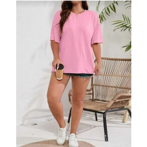 Malkoçbey Baskısız Oversize Unisex Basic T-Shirt