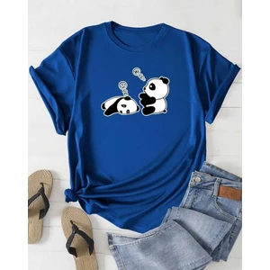 Malkoçbey Sevimli Pandalar Baskılı T-Shirt