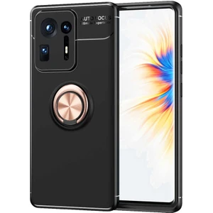 Xiaomi Mi Mix 4 Kılıf Kflg Ravel Silikon Kapak-Siyah-Rose Gold