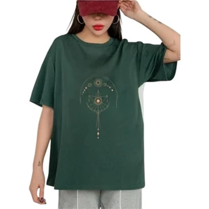 Malkoçbey Terazi Baskılı Oversize Unisex Basic T-Şihirt