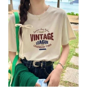 Malkoçbey Papatya Baskılı Oversize Unisex Basic T-Shirt