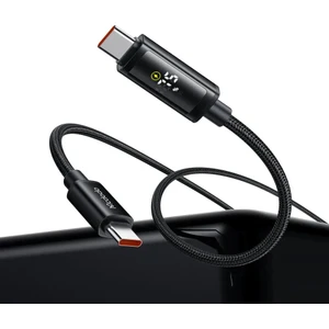 CA-8000 Type-C To Type-C 100W Çift LED Ekranlı 1.2m  Kablo