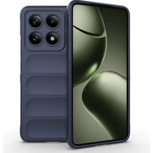 14T Kılıf Esnek Tpu Oyuklu Arka Yüzey Tasarımlı Kflg Etnik Silikon Kapak - Lacivert