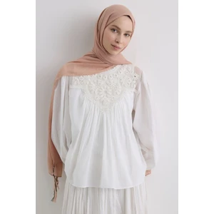 Brıce Mango Uzun Saçak Püsküllü Pamuklu Şal