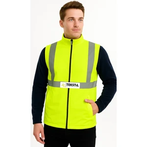 Oxford Kollar Çıkmalı Mühendis Tip Mont Yelek Polar