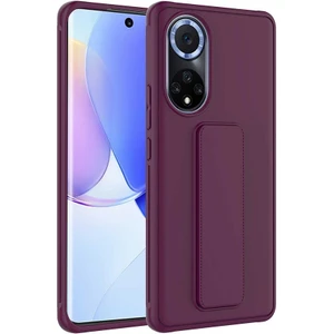 Huawei Nova 9 Kılıf Qstand Kapak-Mürdüm