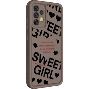 Galaxy A32 4g Kılıf Kamera Korumalı Baskılı Arka Yüzey Klas Kapak-Siyah