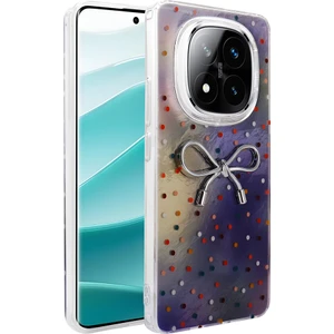 Redmi Note 14 Pro 5g Kılıf Kamera Korumalı Figürlü Kflg Ponti Silikon Kapak - Lila