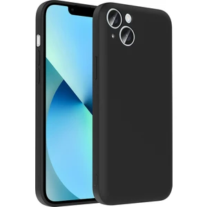 iPhone 13 Kılıf Kamera Korumalı Kartlık Hazneli Kflg Vitra Kapak - Siyah