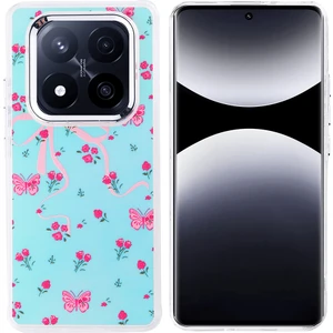 Redmi Note 14 Pro Plus Kılıf Airbag Tasarımlı Kflg Hadra Kapak - Kelebek