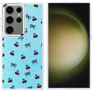 Galaxy S25 Ultra Kılıf Airbag Tasarımlı Kflg Hadra Kapak - Kiraz