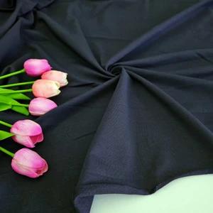 Penye %95 Pamuk %5 Elastan İki İplik Kumaş | Lacivert