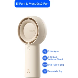 Handheld Fan Life5 Plus El Fanı 4000mah