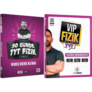 Kr Akademi Yayınları Vip Fizik Yayınları  Vip Fizik 50 Günde TYT Kampı Video Ders Kitabı ve TYT Fizik Soru Bankası Seti