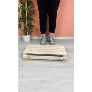 Doğal Ahşaptan Ev Içi Kullanıma Uygun Kaymaz Tabanlı Step Tahtası