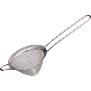 Kokteyl Barmen Süzgeç 8cm Gümüş
