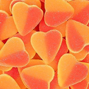 Şeftali Kalp 1000 Gr. Yumuşak Şeker