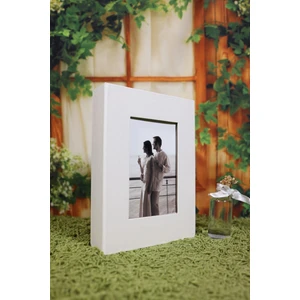 NRCN 15x21 cm 100'lük Deri Fotoğraf Albümü Beyaz