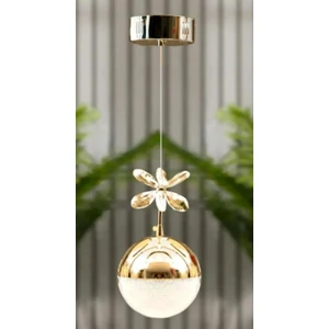 Şeker Top Modern Sarkıt LED Avize 3 Renk Gold Kaplamalı
