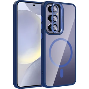 Samsung Galaxy S25 Kamera Lensli Standlı Magnetik Koruyucu Kaliteli Kılıf Kapak