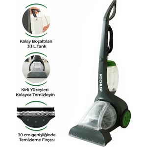 Aquapro VC9390 Halı ve Koltuk Yıkama Makinesi – 7m Kablo, Kolay Taşınabilir Tasarım