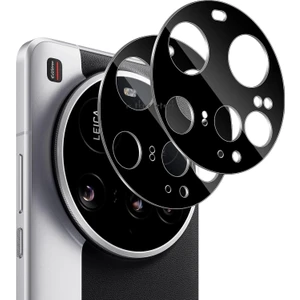Xiaomi Mi 15 Ultra Uyumlu Kamera Koruma Lens Koruyucu Temperli Cam Siyah Çerceveli Kırılmaz Camı