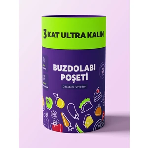 Pembe Renkli Premium Buzdolabı Poşeti