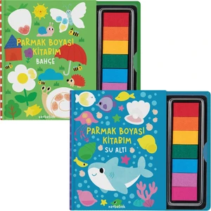Parmak Boyası Kitapları Seti 2 (Bahçe - Su Altı)
