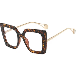 Toz Vintage Drelina Leopar Desenli Vintage & Retro Gözlük