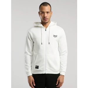 Ever Essentials Regular Beyaz Erkek Kapüşonlu Full Zip Sweatshirt