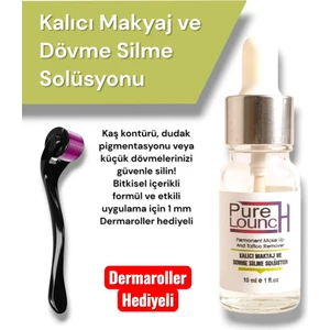 Organik Kalıcı Makyaj Silme Solüsyonu , Tattoo Remover 10 ml