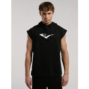 Ever Classics Oversize Siyah Erkek Kolsuz Sweatshirt