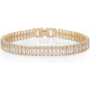 Zirkon Baget Taşlı Çelik Bileklik