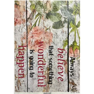 Pirinç Dekopaj Kağıdı No 073